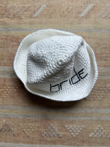 Crotchet Bride Hat